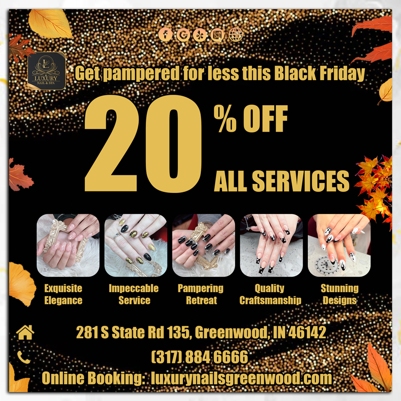 20 % OFF on Black Friday 20 % OFF on Black Friday
