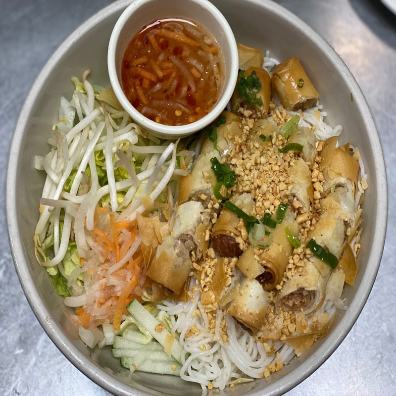 23. Rice Noodles and Egg Rolls 23. Rice Noodles and Egg Rolls