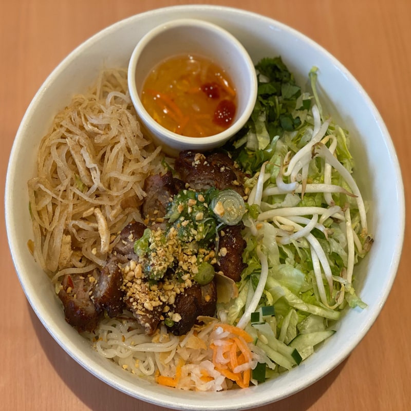 26. Rice Noodles with Pork Skewers and Shredded Pork 26. Rice Noodles with Pork Skewers and Shredded Pork