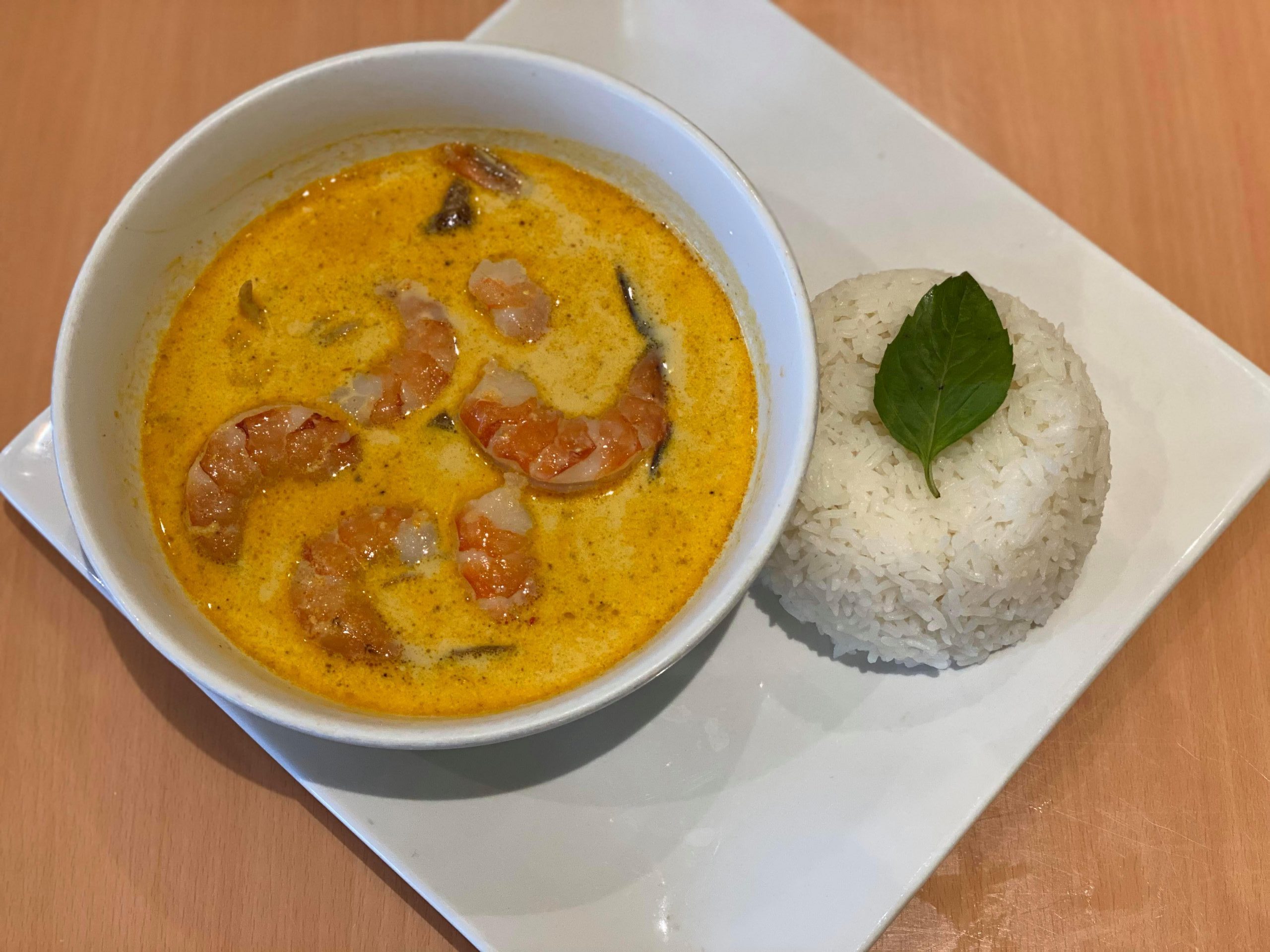34B. Rice with Yellow Shrimp Curry 34B. Rice with Yellow Shrimp Curry