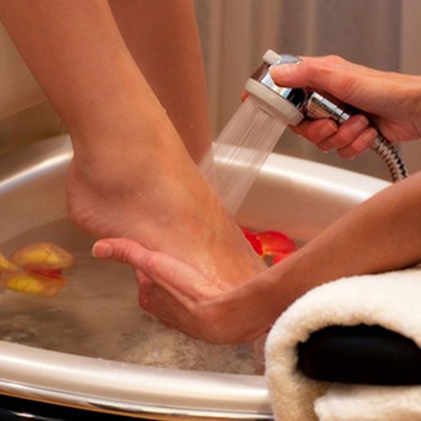 6. Champagne & Rose Pedicure 6. Champagne & Rose Pedicure