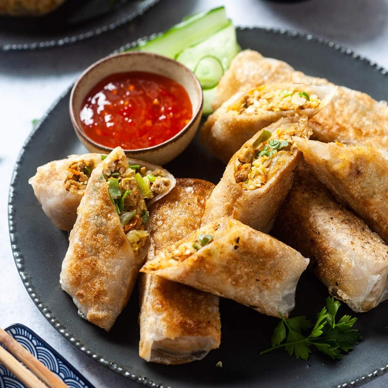 A4. Fried Tofu Spring Rolls A4. Fried Tofu Spring Rolls