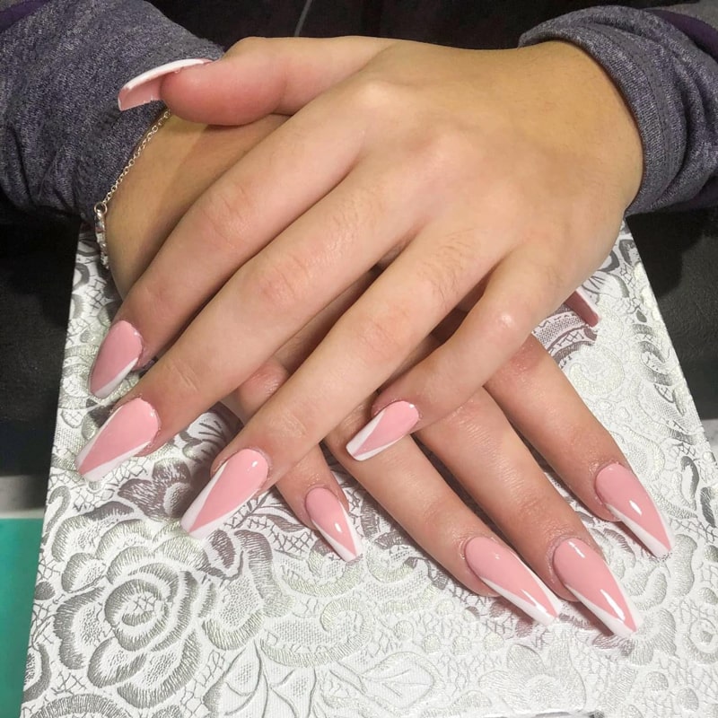 Acrylic Pink & White Fill-ins Acrylic Pink & White Fill-ins