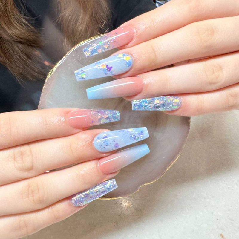 Ombre with Acrylic Full Set Ombre with Acrylic Full Set