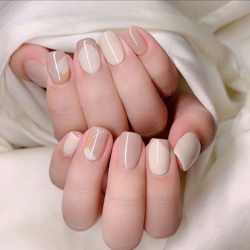Ombre Dipping on Natural Nails Ombre Dipping on Natural Nails