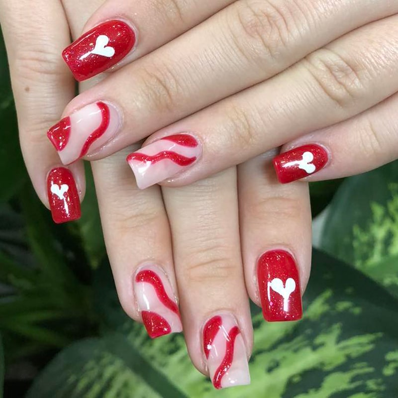 Gel Change Polish on Hand Gel Change Polish on Hand