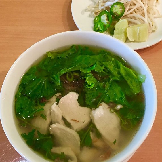 N18. Rice Noodle Soup w White Meat Chicken N18. Rice Noodle Soup w White Meat Chicken