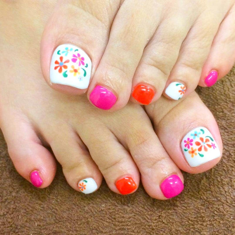 Natural Firewalker Pedicure with Gel Polish Natural Firewalker Pedicure with Gel Polish