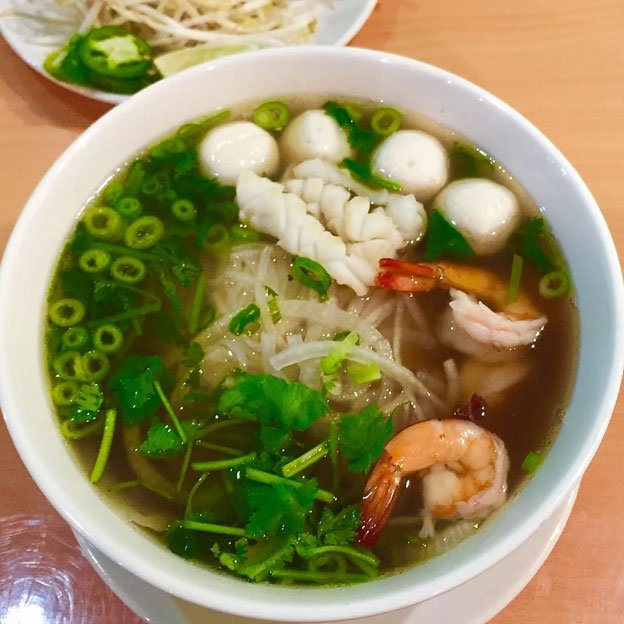 P24. PHO w Seafood (shrimp, calamari, fishballs) P24. PHO w Seafood (shrimp, calamari, fishballs)