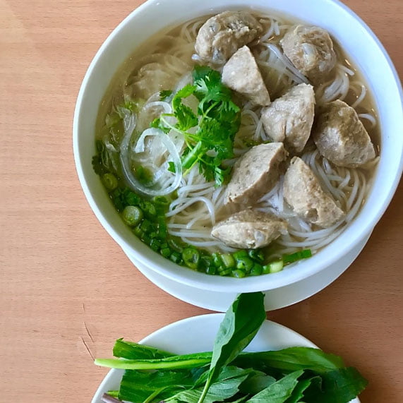 P5. PHO with Beef Meatballs P5. PHO with Beef Meatballs