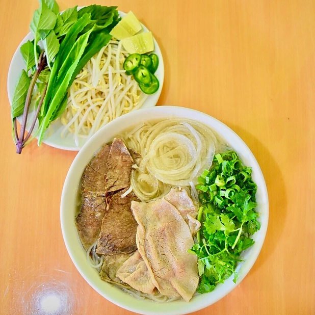 P6. PHO with Rare Steak & Well Done Brisket P6. PHO with Rare Steak & Well Done Brisket